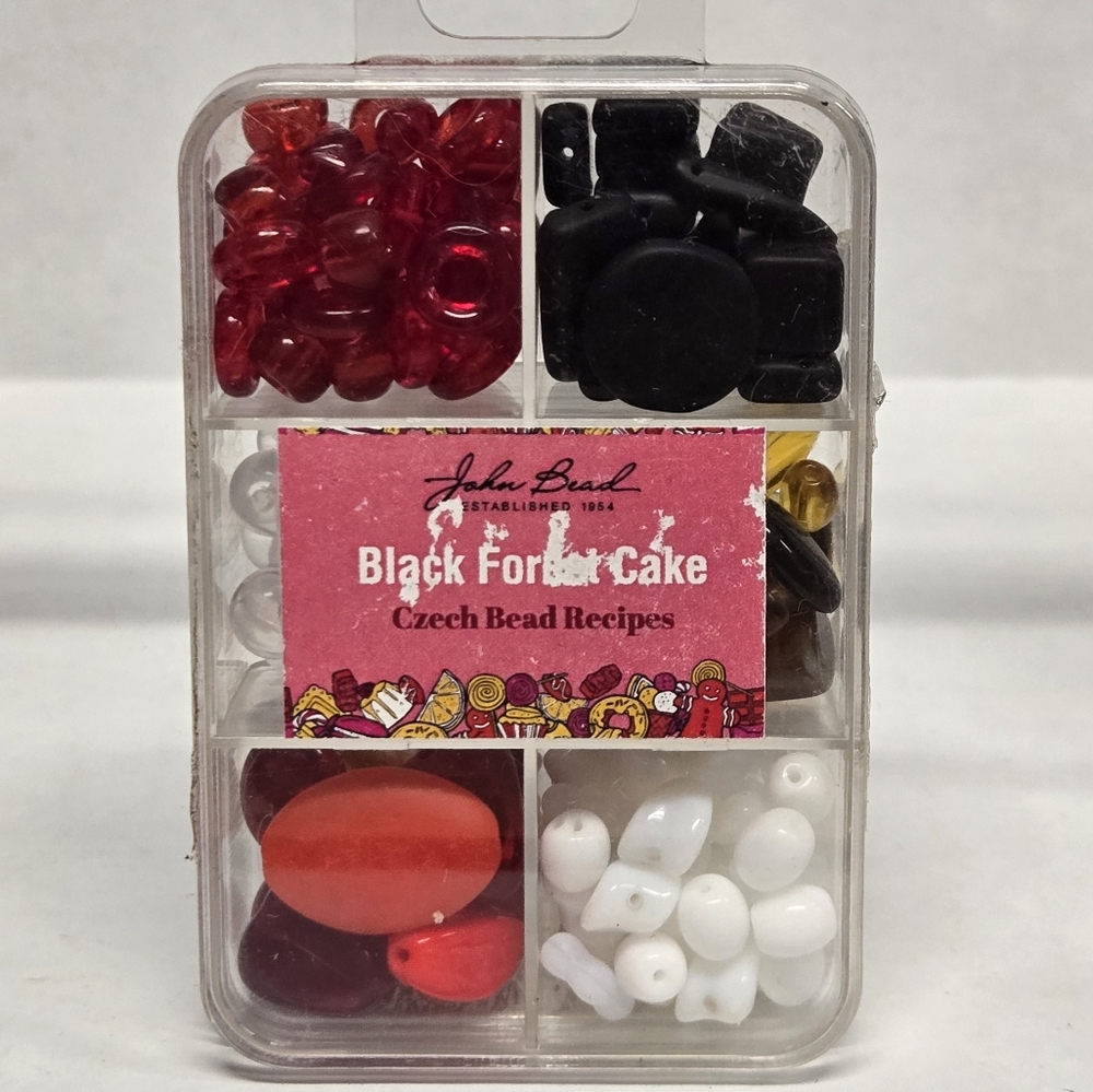 John Bead Black Forest Cake Czech Bead Recipes